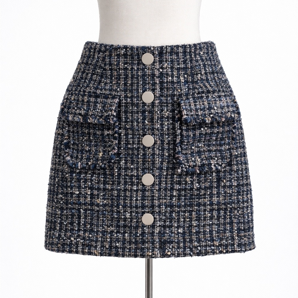 Textured Mini Skirt